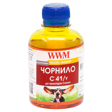 Чернило WWM CANON CL41/51/CLI8/BCI-16, yellow (C41/y)