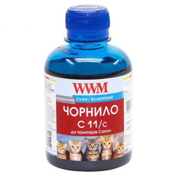 Чорнило WWM CANON CL441/511/513/CLI521/426 Cyan (C11/C)