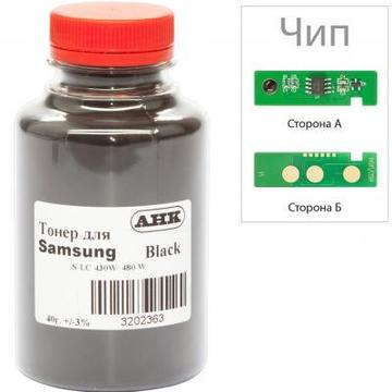 Картридж AHK SAMSUNG SL-C430 40г+chip Black (3202630)