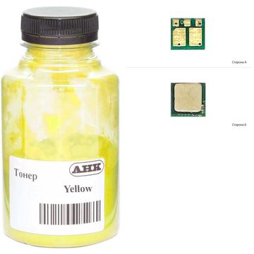 Картридж AHK HP CLJ M180/181 35г Yellow +chip (1505184)