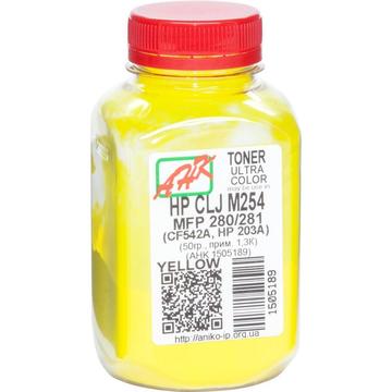 Картридж AHK HP CLJ M254/MFP280/281, 50г Yellow (1505189)