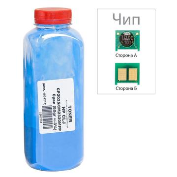 Картридж AHK HP CLJ CP2025/CM2320, 80г Cyan +chip (1501233)