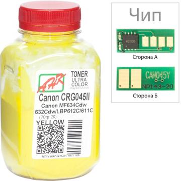 Картридж AHK Canon MF610/630 70г Yellow +chip (3203116)