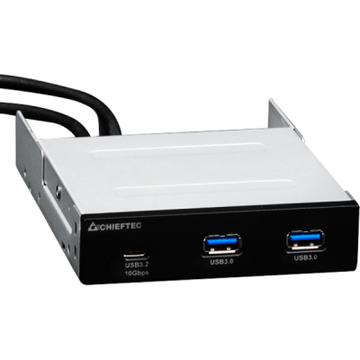 USB Хаб Chieftec 3.5" 2xUSB 3.1 Gen.1 / 1xUSB 3.1 Gen.2 Type-C (MUB-3003C)