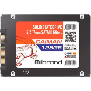 SSD накопитель Mibrand Caiman 128 GB (MI2.5SSD/CA128GB)