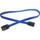 Внутрішній кабель та шлейф Noname SATA 3.0 7pin F/F 0.4 м Blue (S0943)