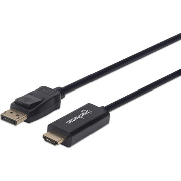 Кабель Intracom DisplayPort M - HDMI M 1м 4K@60Hz UFHD Manhattan