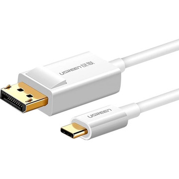 Кабель Ugreen USB Type C to DP Cable 1.5m White (MM139)