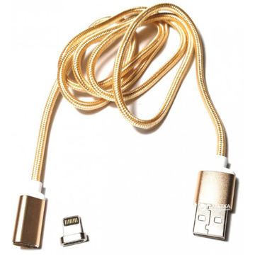 Кабель USB Noname Lightning 2.1A 1м Gold (S0804)