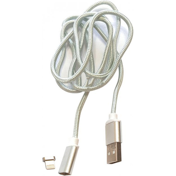 Кабель USB Noname Lightning 2.1A 1м Silver (S0757)