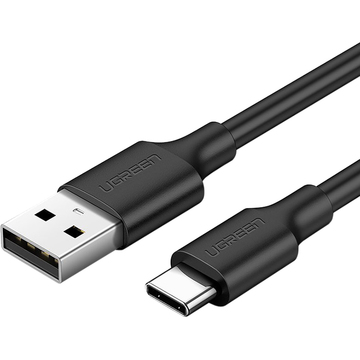 Кабель USB Ugreen USB 2.0 AM-Type-C M 3 м 3.0A (18W) Nickel Plating Black (US287)