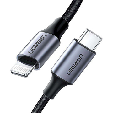 Кабель USB Ugreen USB 2.0 Type-C M-Lightning M 2 м (20V/3A) (60W) Silver (US304)