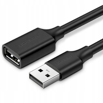 Кабель USB Ugreen USB 2.0 AM-AF 5 м Nickel Plating Extension Cable Black (US103)