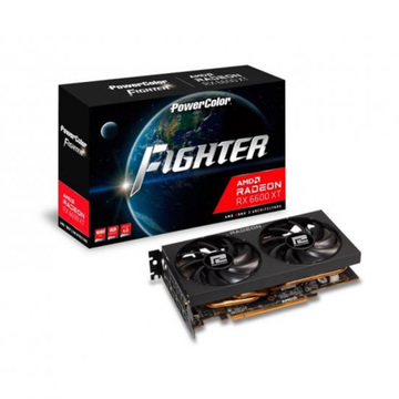 Видеокарта PowerColor AMD Radeon RX 6600 8GB GDDR6 Fighter (AXRX 6600 8GBD6-3DH)