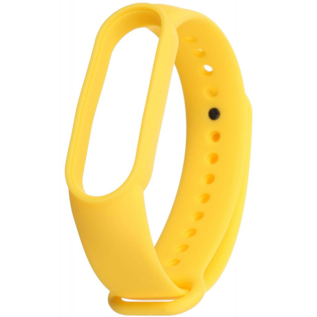 Ремінець для фітнес браслета Armorstandart for браслета Xiaomi Mi Band 5/Mi Band 6 Yellow (ARM57007)