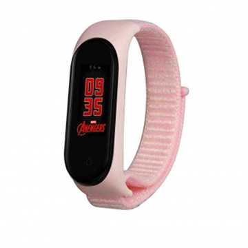 Ремінець для фітнес браслета BeCover Nylon Style for Xiaomi Mi Smart Band 5 Pink (705428)