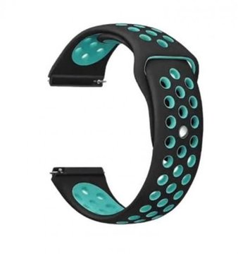 Ремешок для фитнес браслета BeCover Nike Style for Huawei Watch GT 2 42mm Black-Blue (705719)