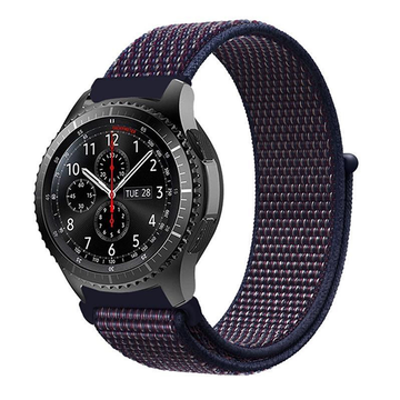Ремінець для фітнес браслета BeCover Nylon Style for Samsung Galaxy Watch 42mm/Watch Active/Active 2 40/44mm/Watch 3 41mm/Gear S2 Classic/Gear Sport Deep Blue (705820)