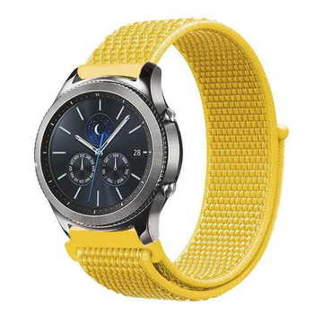 Ремешок для фитнес браслета BeCover Nylon Style for Samsung Galaxy Watch 42mm/Watch Active/Active 2 40/44mm/Watch 3 41mm/Gear S2 Classic/Gear Sport Yellow (705824)