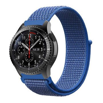 Ремінець для фітнес браслета BeCover Nylon Style for Amazfit Stratos 1/2/2S/3/GTR 2/GTR 47mm/GTR Lite 47mm/Nexo/Pace Blue (705888)