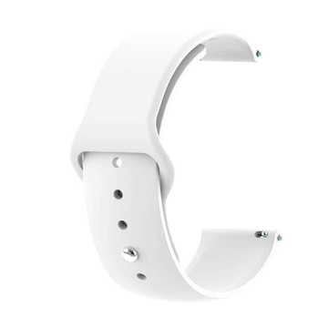 Ремешок для фитнес браслета BeCover for Samsung Galaxy Watch 42mm/Watch Active/Active 2 40/44mm/Watch 3 41mm/Gear S2 Classic/Gear Sport White (706177)