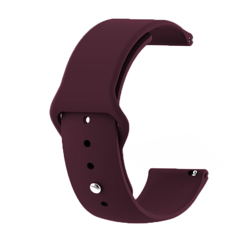 Ремешок для фитнес браслета BeCover for Xiaomi iMi KW66/Mi Watch Color/Haylou LS01/LS02 Purple-Wine (706358)