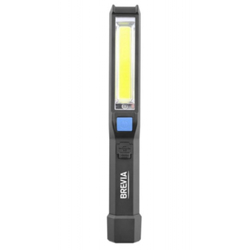  Brevia LED Pen Light 2W COB+1W LED 150lm, 900mAh, microUSB, блистер (11220)