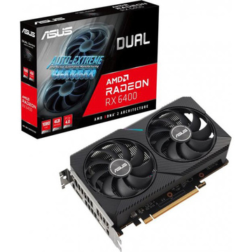 Відеокарта ASUS AMD Radeon RX 6400 4GB GDDR6 Dual (DUAL-RX6400-4G)