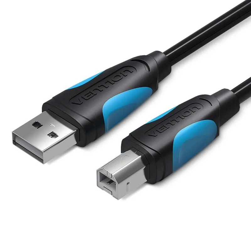 Кабель USB Vention USB A Male - B Male Print 2 м (VAS-A16-B200)
