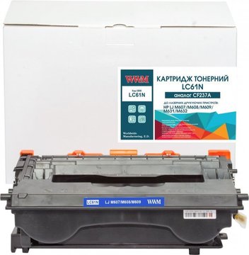 Картридж WWM HP LJ M607/M608/M609/M631/M632 / CF237A (LC61N)