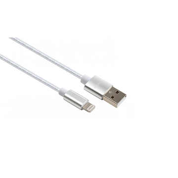 Кабель синхронізації Noname USB 2.0/lighting, 1m, 2a Silver