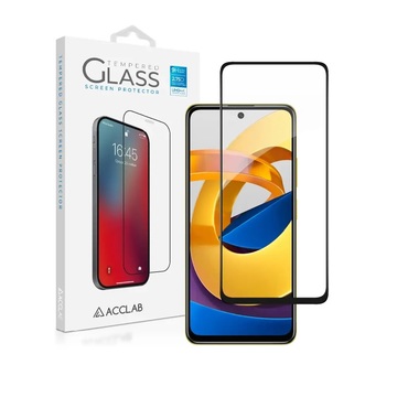 Защитное стекло ACCLAB Full Glue for Xiaomi Poco M4 Pro 5G Black (1283126518959)