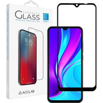 Защитное стекло ACCLAB Full Glue for Xiaomi Redmi 9A/9С Black (1283126508820)