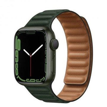 Смарт-годинник Apple Watch Series 7 GPS 45mm Green Aluminum Case w. Sequoia Green L. Link M/L (MKNQ3+ML803)