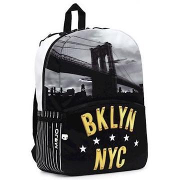 Рюкзак Mojo Бруклин Нью Йорк Black-White (KZ9984026)