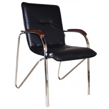 Офісне крісло Примтекс плюс Samba chrome wood 1.031 CZ-3 Black (Samba chrome wood 1.031 CZ-3)