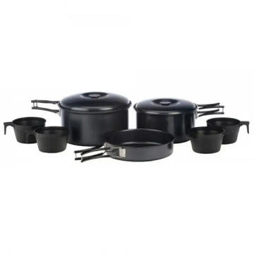 Посуда для отдыха и туризма Vango 4 Person Non-Stick Cook Kit Black (925248)
