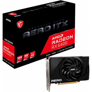 Відеокарта MSI Radeon RX 6400 4GB DDR6 AERO ITX