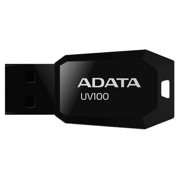 Флеш память USB ADATA 16GB DashDrive UV100 Black USB 2.0 (AUV100-16G-RBK)