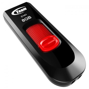 Флеш память USB Team 8GB C141 Red USB 2.0 (TC1418GR01)