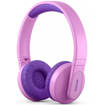 Навушники Philips Kids TAK4206 On-ear Colored light panels Wireless Mic Pink