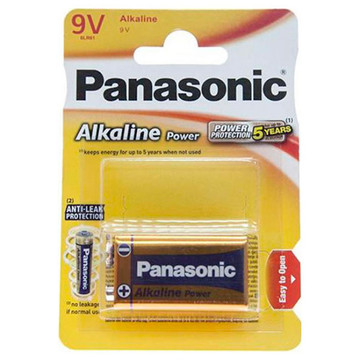 Батарейка Panasonic ALKALINE POWER 6LF22(6LR61 MN1604 MX1604)