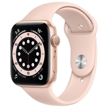 Смарт-годинник Apple Watch Series 6 GPS + Cellular 40mm Gold Aluminum Case w. Pink Sand Sport B. (M02P3)