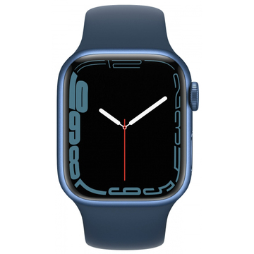 Смарт-годинник Apple Watch Series 7 GPS + Cellular 41mm Blue Aluminum Case w. Abyss Blue S. Band (MKHC3)