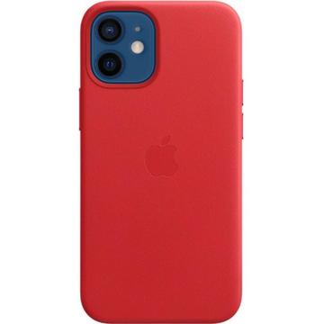 Чехол-накладка Apple iPhone 12 mini Leather Case with MagSafe - PRODUCT RED (MHK73)