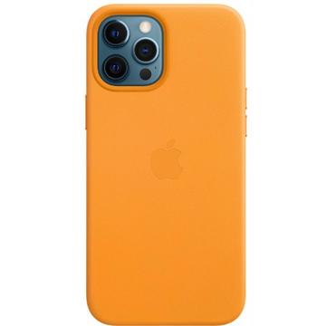 Чехол-накладка Apple iPhone 12 Pro Max Leather Case with MagSafe - California Poppy (MHKH3)
