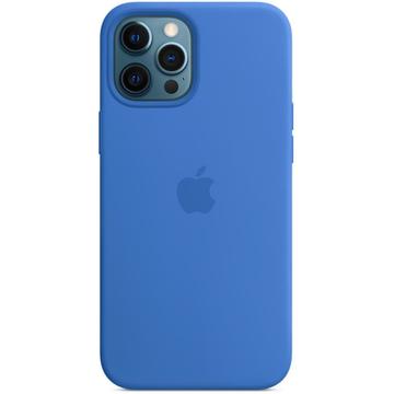 Чехол-накладка Apple iPhone 12 Pro Max Silicone Case with MagSafe - Capri Blue (MK043)