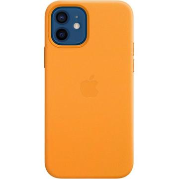 Чохол-накладка Apple iPhone 12 | 12 Pro Leather Case with MagSafe - California Poppy (MHKC3)