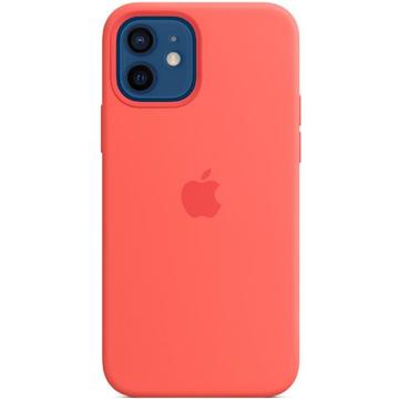 Чехол-накладка Apple iPhone 12/12 Pro Silicone Case with MagSafe - Pink Citrus (MHL03)