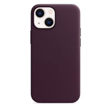 Чехол-накладка Apple iPhone 13 mini Leather Case with MagSafe - Dark Cherry (MM0G3)